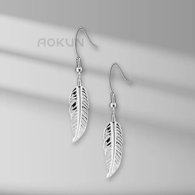 AOKUN Pulsera Atrapasueños Con Borla De Plumas Y Pendientes Mujer