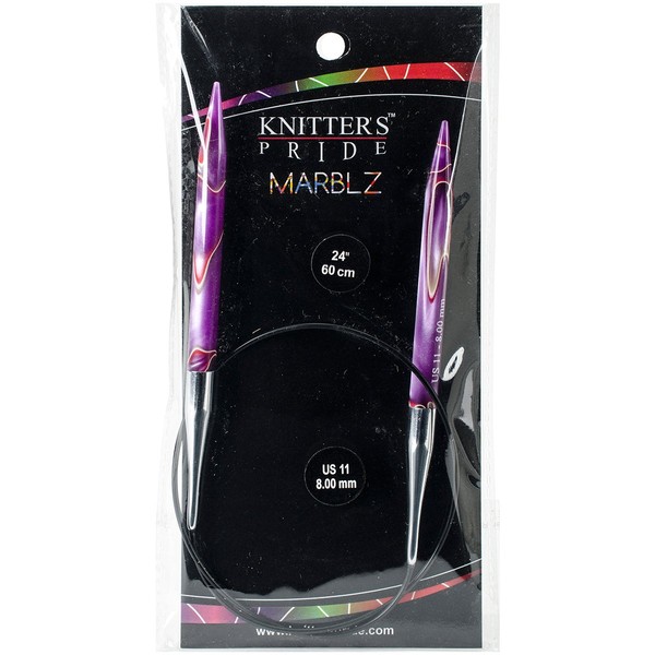 Knitter's Pride 11/8mm Marblz Fixed Circular Needles, 24"