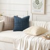 MIULEE Blue Boho Pillow Covers Set of 2 Decorative Farmhouse