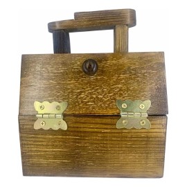 Lux-z Cajon De Madera Bolero Junior Para Limpiar Lustrar Calzado