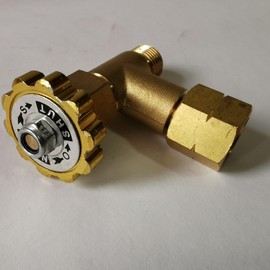 SZH Gas Regulating Valve 1/4 Inch Brass for Regulating Gas Supply to Gas Appliances 30 mbar and 50 mbar