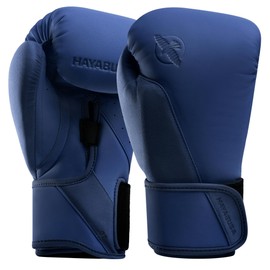 Hayabusa T360 Boxing Gloves – Revolutionary Hand Ergonomics | Empowering Wrist Support | Single or Dual Strap Closure | Training, Sparring, Heavy Bag - Blue, 10oz