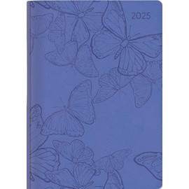 Alpha Edition - Ladytimer Deluxe Lavender 2025 Pocket Calendar, 10.7 x 15.2 cm, Calendar with 192 Pages, Notes according to Every Day and International Calendar