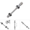 Vingvo Front Rear Wheel Hub Axle, Metal Bicycle Wheel Hub