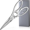 RENCIGA Kitchen Scissors Multi-Purpose Kitchen Shears Micro-serrated Sharp Blade Heavy