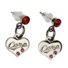 SEISEN CAPA-04 Hiroshima Carp Earrings (Heart) Pin Type