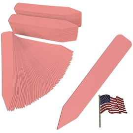 TAGKRAFTERS 4" x 5/8" Pink Premium Pot Stakes - 300Pcs - Plastic Plant Tags and Labels - Nursery Garden Tree Labels Waterproof Writeable | Made in The USA |