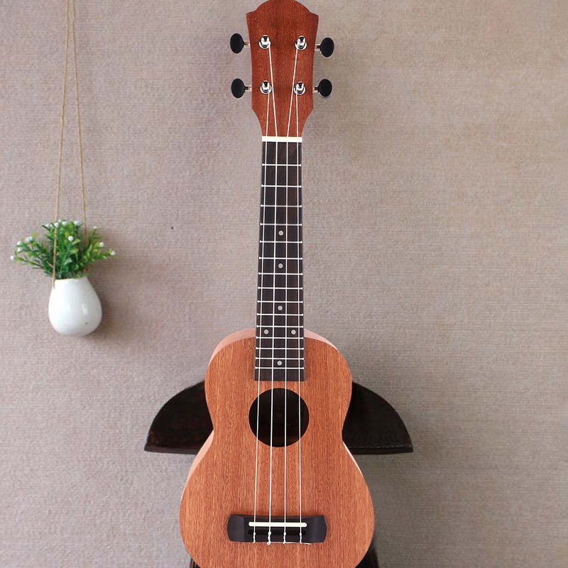 21" Ukulele Portable Classic Style Wood 4 Strings Hawaii Guitar