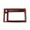crosselec Carbon Fiber Center Console Armrest Button Panel Cover Trim