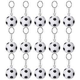 Operitacx Football Keyring Key Chain Portable Keychain Diy Supplies Soccer Bag Pendant