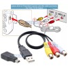 Unbranded USB mini USB To RCA Composite Video Audio Adapter