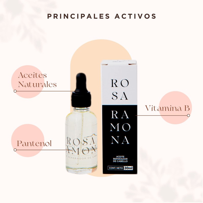 Skin Inc | Rosa Ramona Aceite Reparador de Capilar Control