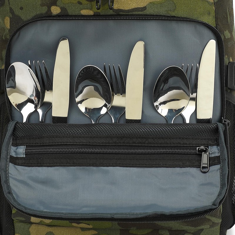 Kalesi Cooler Backpack 36 Cans Lightweight Insulated Cooler Leak-Proof Travel