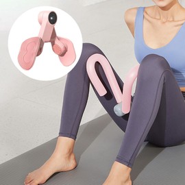 F Fityle Pelvic Repair Multifunctional Leg Clip, Leg Inner Thigh Exercise Equipment, Pelvic Floor Train for Women Girls, Pink