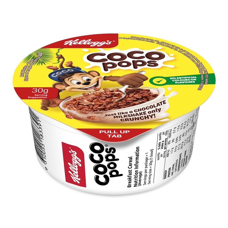 Kellogg's Coco Pops Travel Bowl 30 g (Pack of 6)
