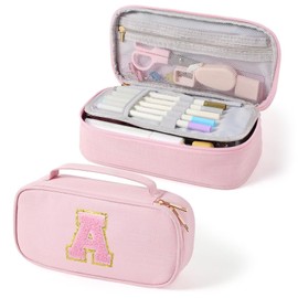 YOOLIFE Pencil Case for Girls, Cute Pencil Pouch Pen Case, Birthday Gifts for 3 4 5 6 7 8 9 10 11 12 13 Year Old Girls Gifts for Daughter Friend, A (Pink)