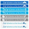 Junkin 8 Pcs Towel Band Beach Chair Clips Bands Rubber