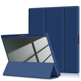 Xuanbeier Hybrid Slim Case Compatible with BooxNote Air 3 C/Air 3 B/W 10.3 Inch ePaper Tablet Smart Protective Case with Pen Holder and Sleep/Wake Function, Blue