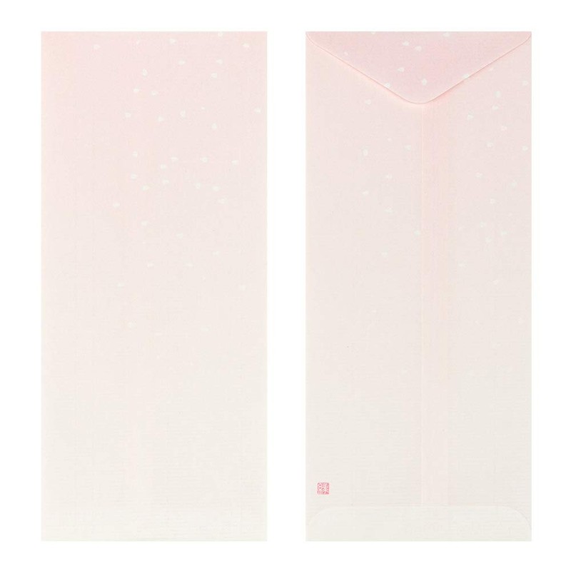 Midori Envelope 20428006 Volume Washi Flower Dust Pattern