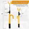 NOEAIKE Steering Wheel Lock,Heavy Duty Anti-Theft Car Device,Adjustable Length Locking