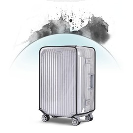 CHUANGOU PVC Suitcase Covers, Travel Suitcase Protective Cover, Luggage Cover, Transparent Suitcase Protective Cover, Waterproof Luggage Cover (24-30 Inches), transparent, Suitcase Covers