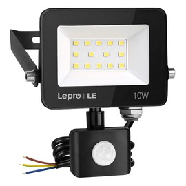 Lepro Security Lights Outdoor Motion Sensor, Security Light, 10W 850 Lumen, Waterproof, Ultra Thin Flood Light, PIR Lights Outdoor, Perfect for Garden, Forecourt, Backyard, Garages and More
