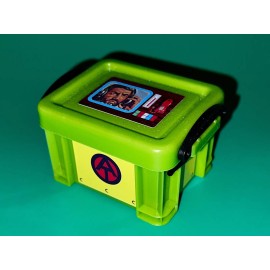 Hasbro Custom AT Adventure Team G.I. Joe Hasbro Green Crate w/Decals For Display Piece