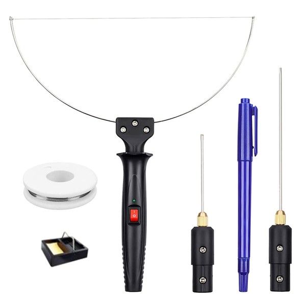 Hot Wire Foam Cutter, 3-in-1 Electric Polystyrene Cutting Tools Kit,