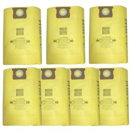 7 Packs 15-22 Gallon VF2008 Type G 90663 Type J 90673 Yellow (Double Layers) Dust Collection Vacuum Filter Bags Fit for Shop Vac Wet/Dry Vacs Fit for Craftsman CMXZVBE38769, CMXZVBE38772