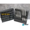 Wall-Mounted Drill Bit & Driver Organizer – 34 Slot Storage