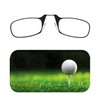 ThinOptics Universal Pod Case + Rectangular Reading Glasses, Tee Off,