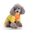 Dog Cute Raincoat Hooded Cloak Rain Jacket Cover Waterproof Polyester