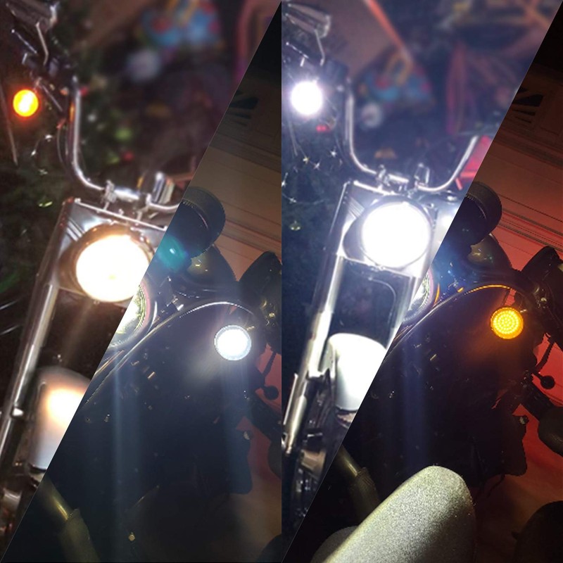 LivTee Señales de giro frontal extremadamente brillantes y panel de