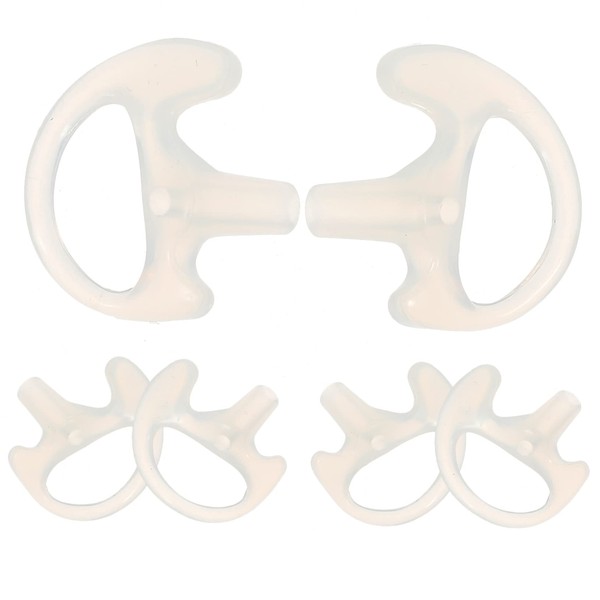 Gatuida 3pairs Comfortable Ear Molds Replaceable Earpiece Inserts for Professional