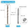 sourcing map Tap and Drill Bit Set, 2pcs 1/4-28 UNF
