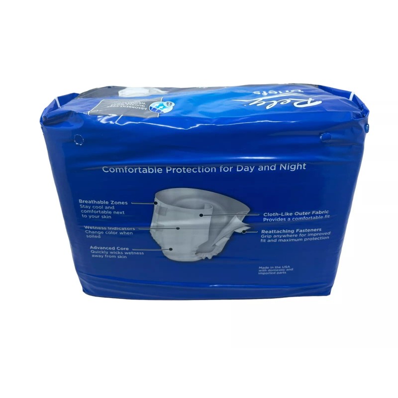 Rely Briefs - Adult Disposable Diapers - Large 72 Count