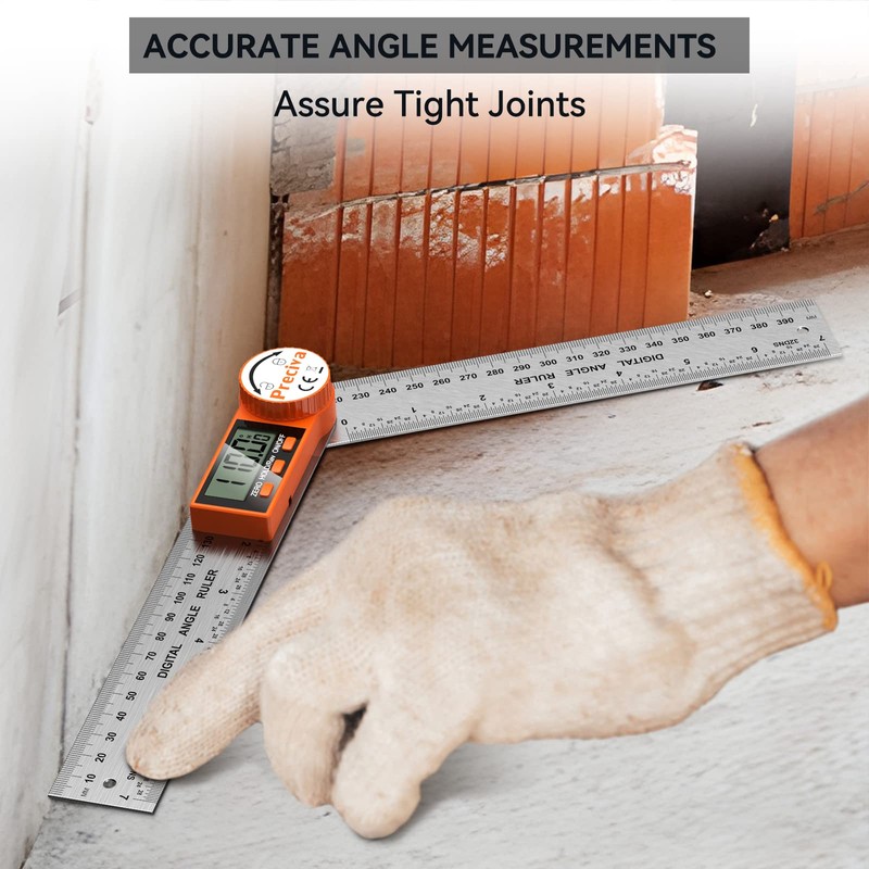 Preciva Digital Angle Protractor with Locking Function, Measuring Range: 000.0°