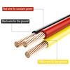 UNIGT 6 Pack 14AWG Pulse Power Plug Connector Pigtail Compatible