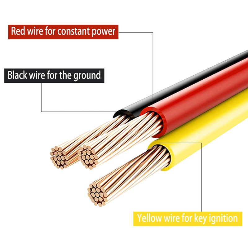 UNIGT 6 Pack 14AWG Pulse Power Plug Connector Pigtail Compatible