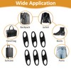 Phinus Lock Combo, Total 21PCS Clips Anti-Theft, S Shaped Zipper