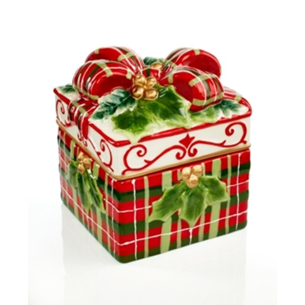 Charter Club Holiday Figural Lidded Gift Box