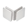 sourcing map Stainless Steel 90 Degree Glass Clamp, 6pcs for