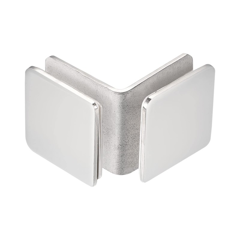 sourcing map Stainless Steel 90 Degree Glass Clamp, 6pcs for