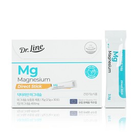Dr. Line Magnesium 30 sachets Direct Stick 400mg / 닥터라인 마그네슘 30포 다이렉트 스틱 400mg