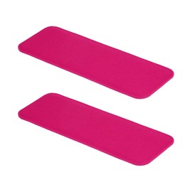 PATIKIL Felt Base Shaper 12 x 5 Pack of 2 Bag Basic Shaper Pad Purse Liner Board Insert Bow Corner for Handbags Carry Bag Horizontal Bag Backpack Fuchsia