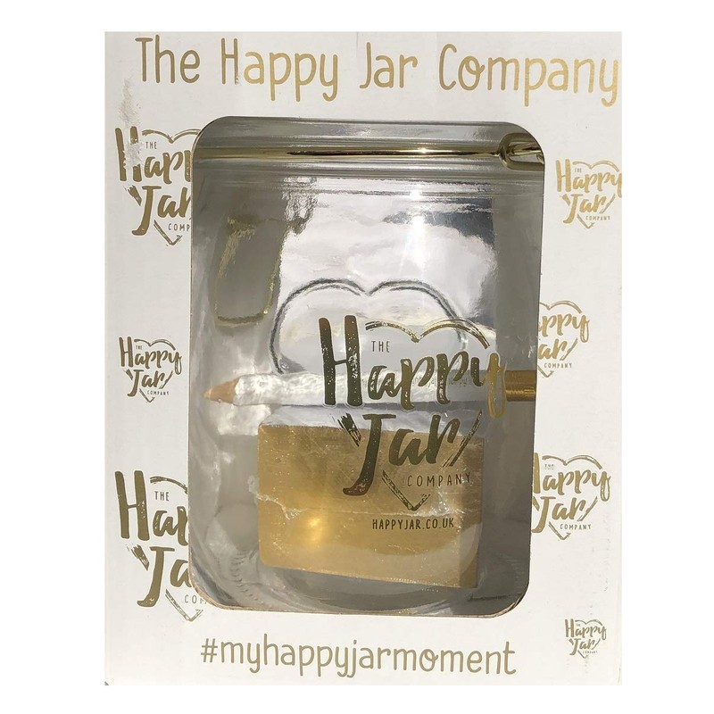 BWR Happy Jar with Notelets and Pencil for your Happy