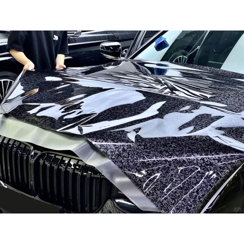 Carlas 36" x 60" Premium Forged Black Carbon Fiber Vinyl