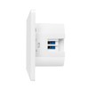 LogiLink PA0332 Flush-Mounted Socket with 2 x USB-C (25 W/15