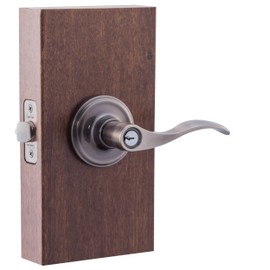 Copper Creek Waverlie Antique Nickel Entry Lever