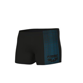 ARENA Men's Foggy Dots Short Swim Trunks, black